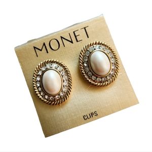 Monet Clip On Earrings New Macy's NWT